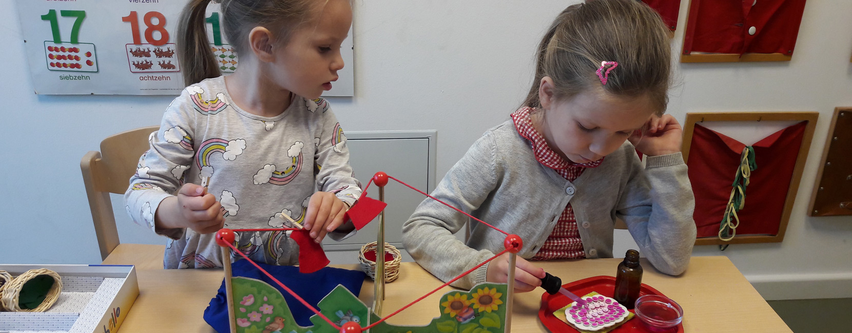 Montessori - Kurs für Kinder in der Kleingruppe - Schulvorbereitung