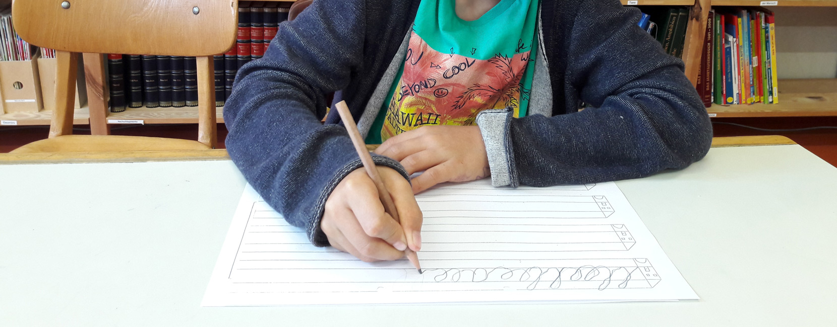 Schreiben in Schreibschrift mit optimaler Stifthaltung